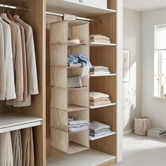 Zeller Stofhylde med 6 rum